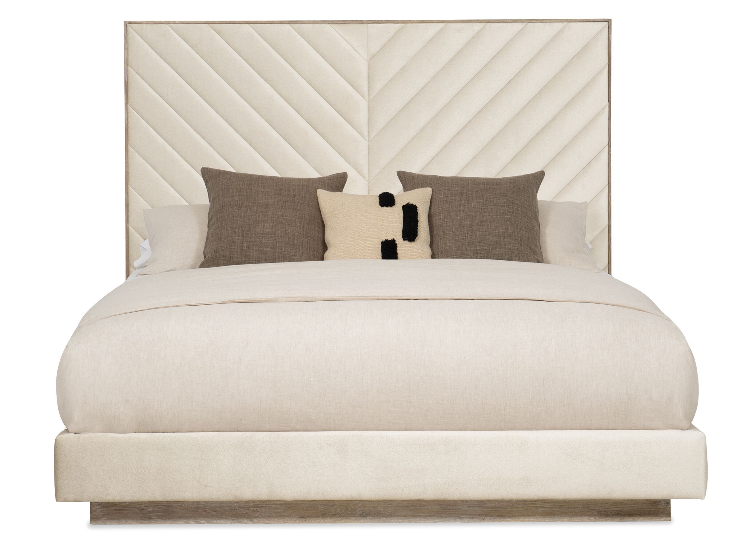 Двуспальная кровать с мягкой тканью Caracole MEET U IN THE MIDDLE ARCH-00124017 - Вид №5