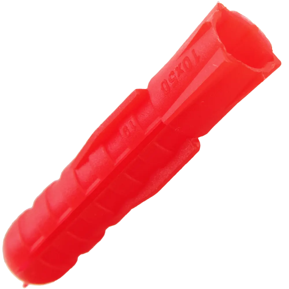 Дюбель распорный для полнотелых материалов 10х50 мм полипропилен цвет красный 150 шт НЕВСКИЙ КРЕПЕЖ STLM-2012908