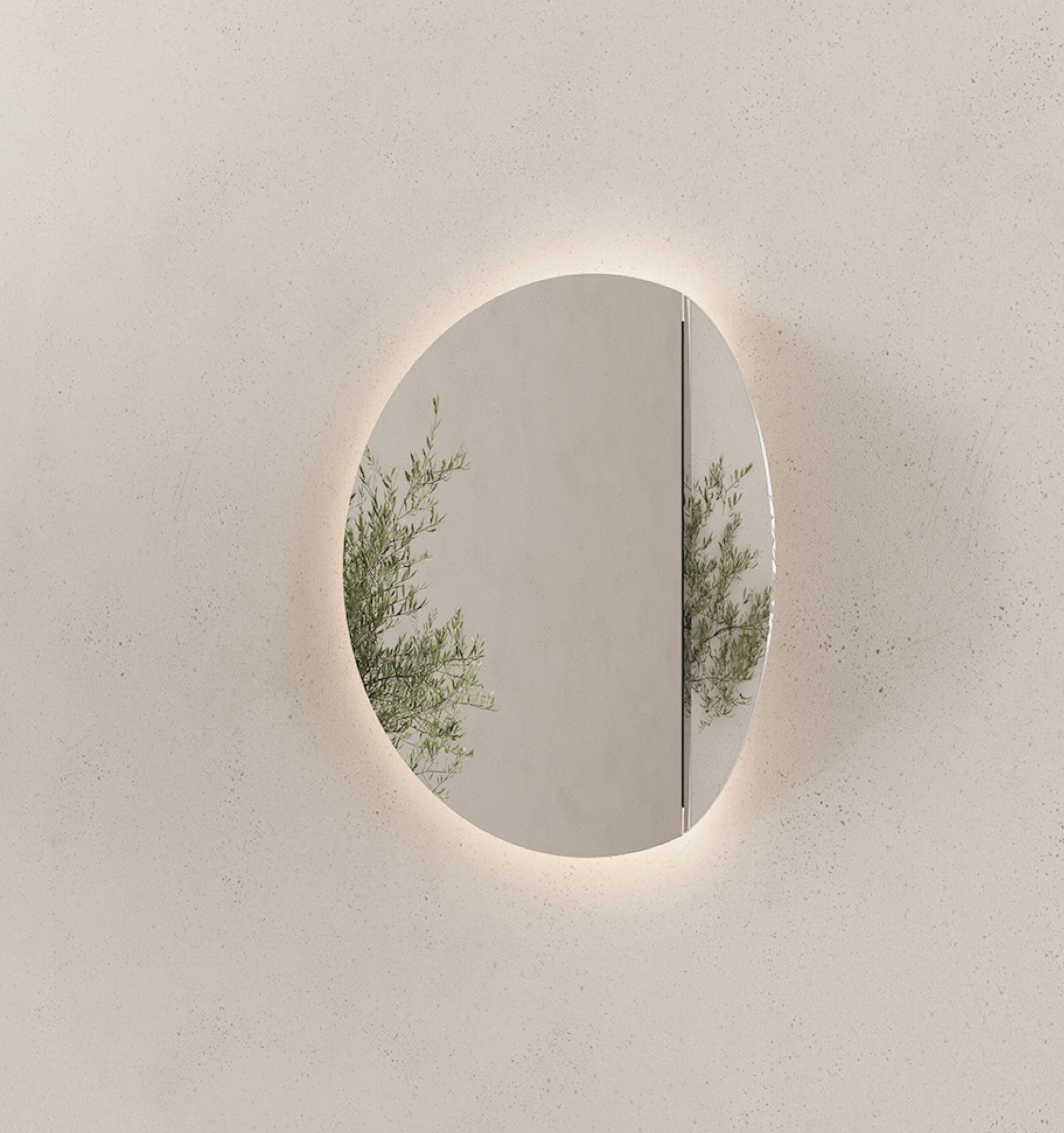 Круглое зеркало со встроенным освещением для ванной комнаты Nic Луна ARCH-00036437 - Вид №1