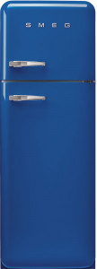 FAB30RBE5 Холодильник / отдельностоящий двухдверный холодильник, стиль 50-х годов, 60 см, синий, петли справа SMEG