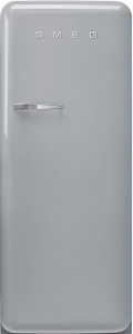 FAB28RSV5 Холодильник / отдельностоящий однодверный холодильник, стиль 50-х годов, 60 см, серебристый, петли справа SMEG