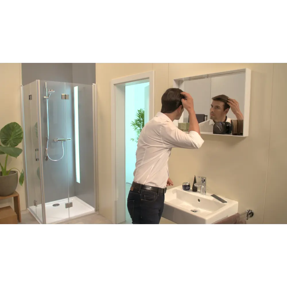 Смеситель для раковины Hansgrohe Focus E2 однорычажный цвет хром STLM-2207715 - Вид №4