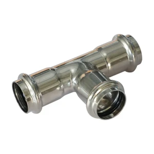 Пресс-тройник Zeissler 15x15x15 мм для систем Inox-press ZTI.531.151515