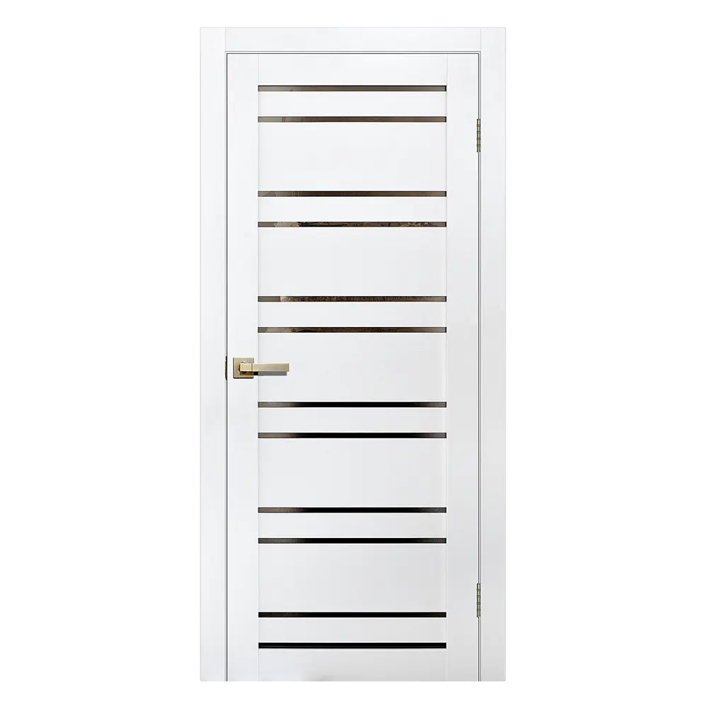 Комплект двери Artens Уна со стеклом 80x200 см Hardflex белый без доборов STLM-2056566