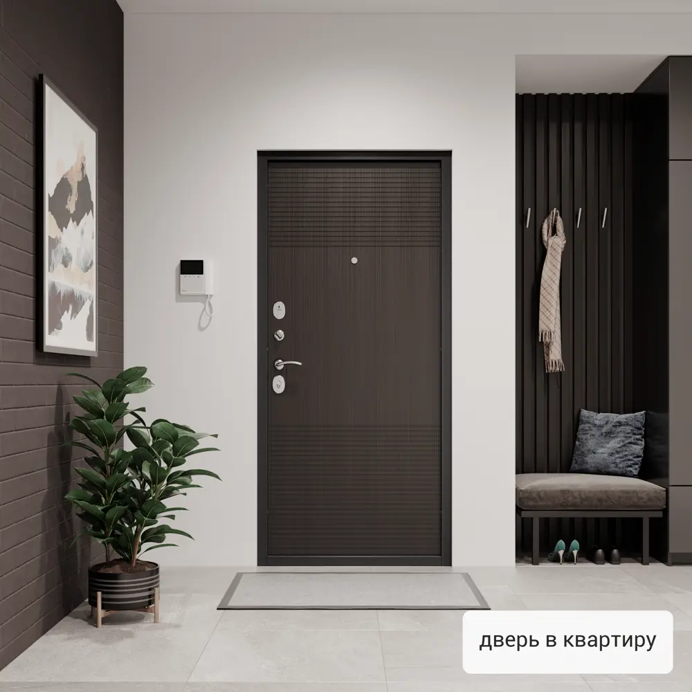 Дверь входная металлическая Ариста 860 мм левая цвет темный TOREX STLM-2093747 - Вид №16