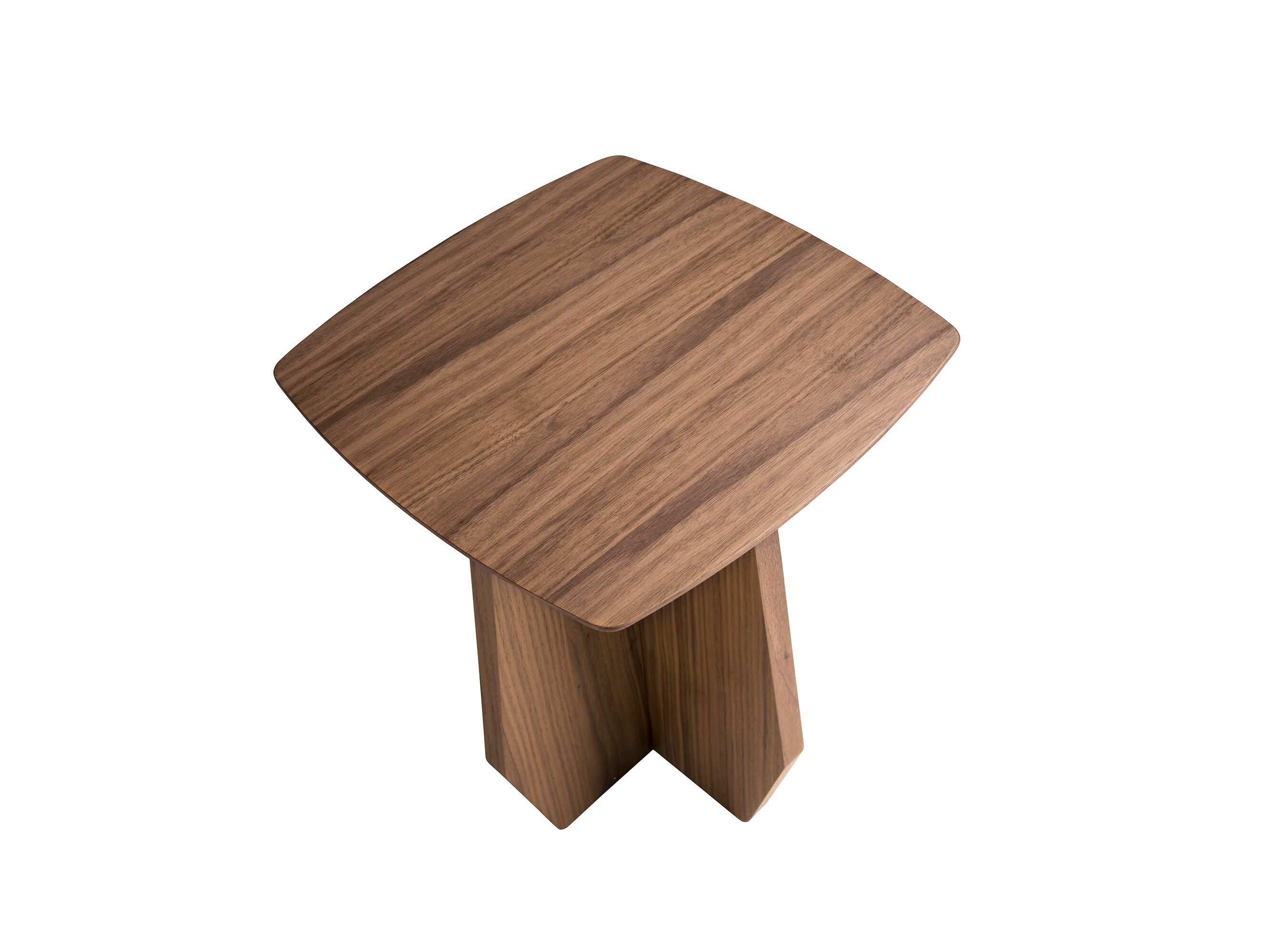 Квадратный журнальный столик из грецкого ореха Angel Cerda Nature Life ARCH-00123524 - Вид №3