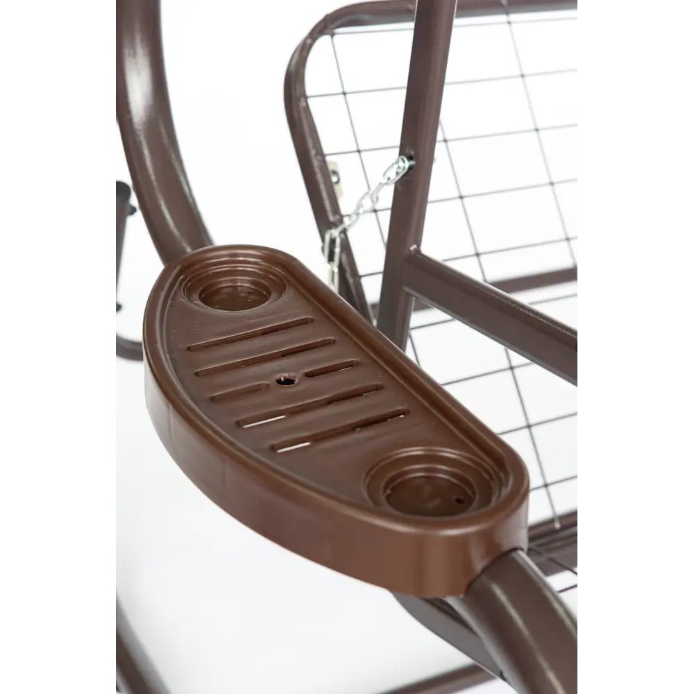 Качели садовые Greengard Аликанте 3-х местные (до 320 кг) коричневый/бежевый STLM-2195204 - Вид №9