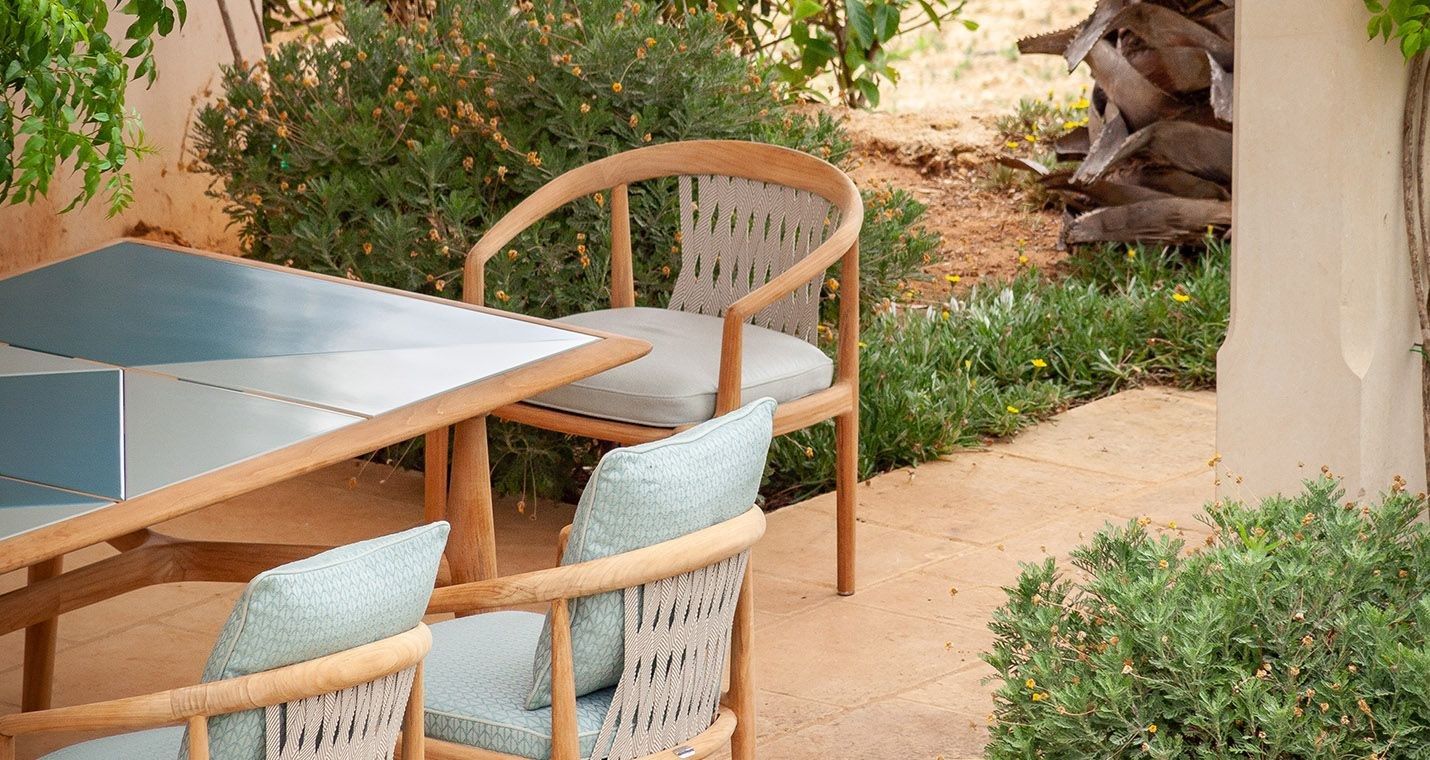 Прямоугольный стол из тикового дерева с керамической столешницей Poltrona Frau Boundless Living Outdoor Collections ARCH-00138932 - Вид №7