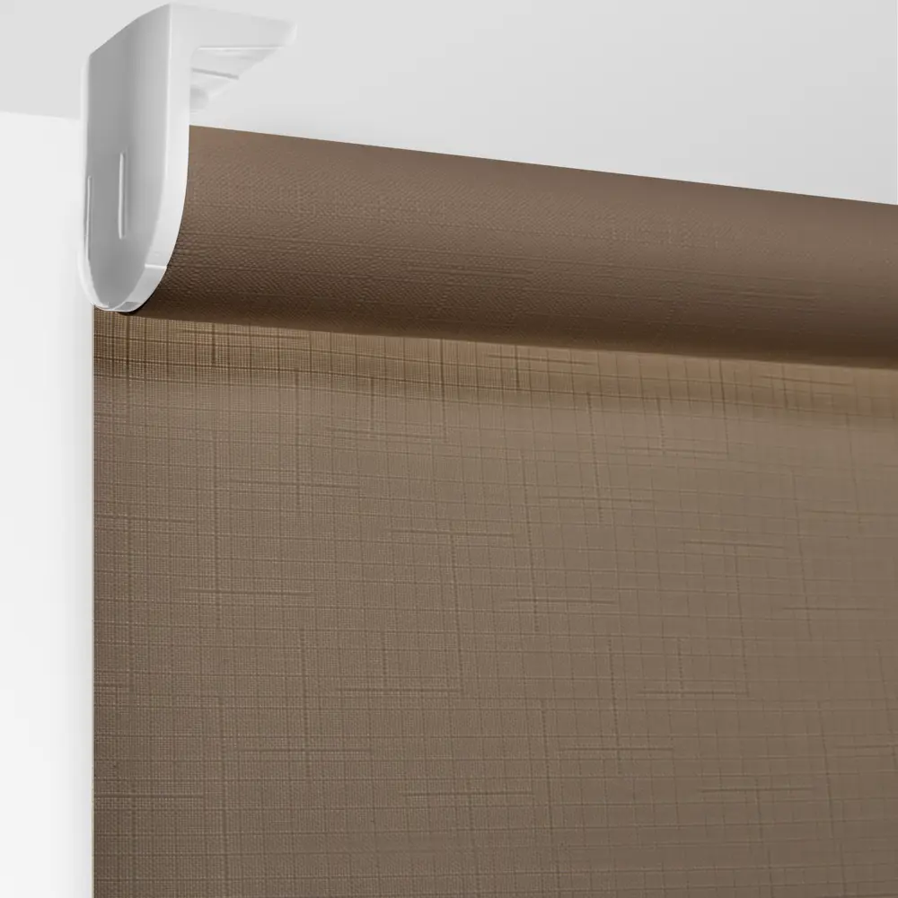 Штора рулонная Inspire Шантунг 120x175 см коричневая STLM-2189275 - Вид №3