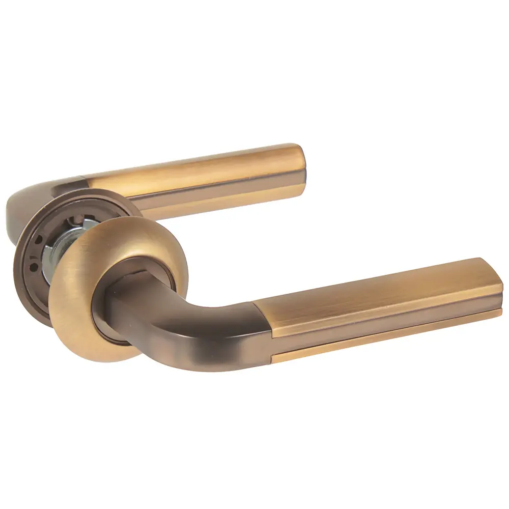 Ручки дверные на розетке EDS-A193, цвет кофе EDSON STLM-2086792 - Вид №2