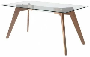 Angel Cerdá Прямоугольный стол для гостиной из дерева и стекла Loft tendencia 1031