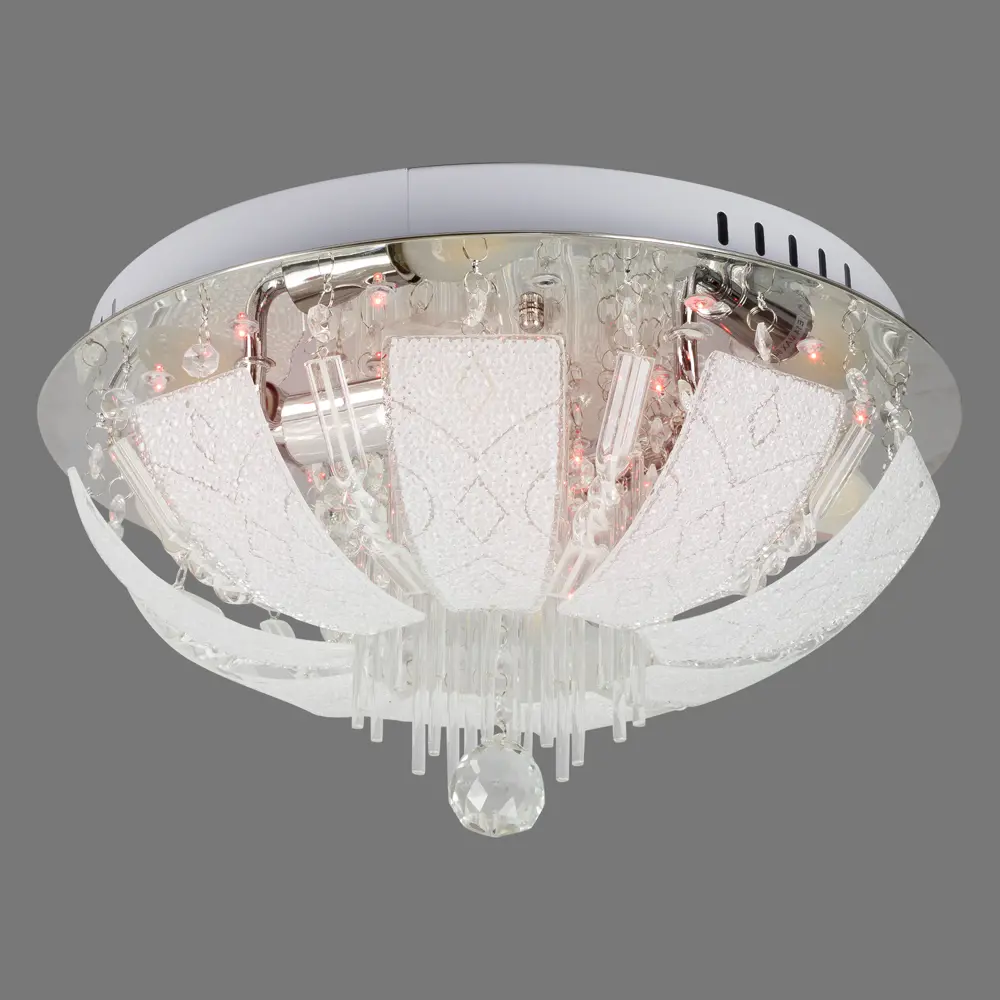 Люстра хрустальная подвесная Пари 4xE14x60 Вт, LED, металл/стекло, цвет хром WINK STLM-2074334 - Вид №21