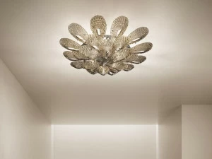 Sylcom Стеклянный потолочный светильник Gabbiano 490