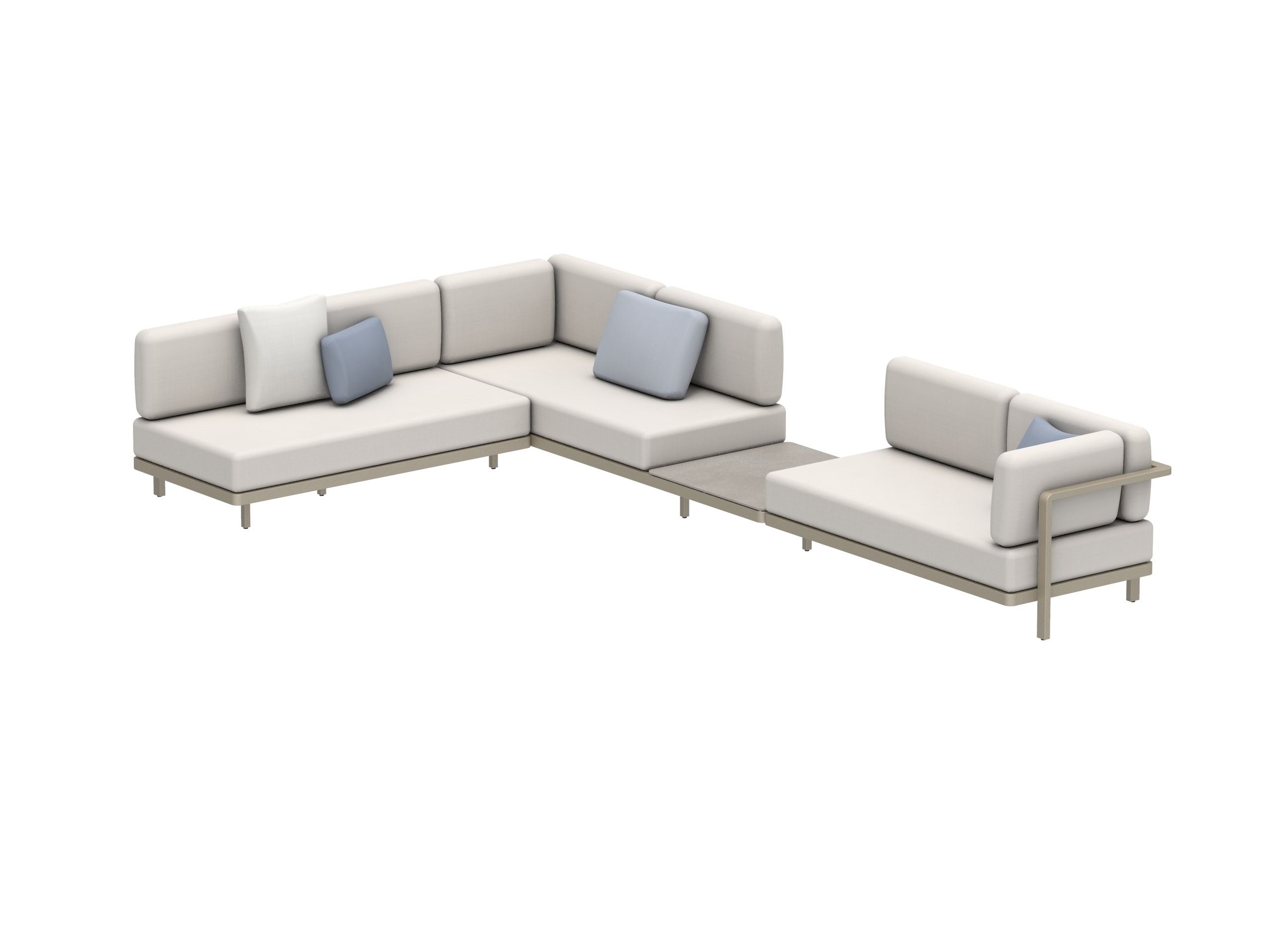 Угловой модульный садовый диван в Batyline® Royal Botania Alura Lounge ARCH-00111953 - Вид №7