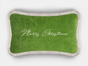LO DECOR Прямоугольная подушка из бархата с рождественскими мотивами Xmas mood 2 mchp253522.p11
