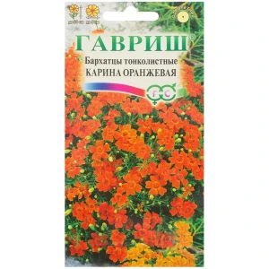 Бархатцы тонколистные «Карина» 0.05 г, цвет оранжевый 81933409 STLM-2202744