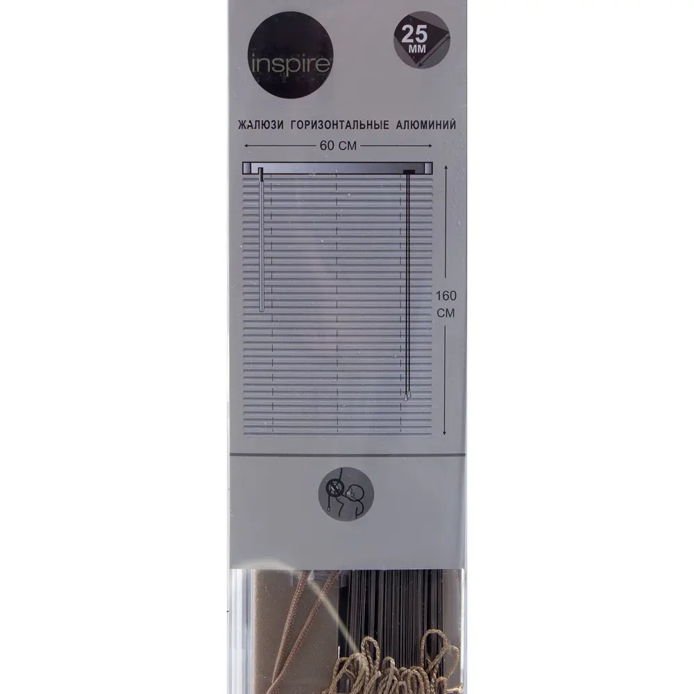 Жалюзи Inspire 60х160 см алюминий цвет золотой STLM-2139072 - Вид №3