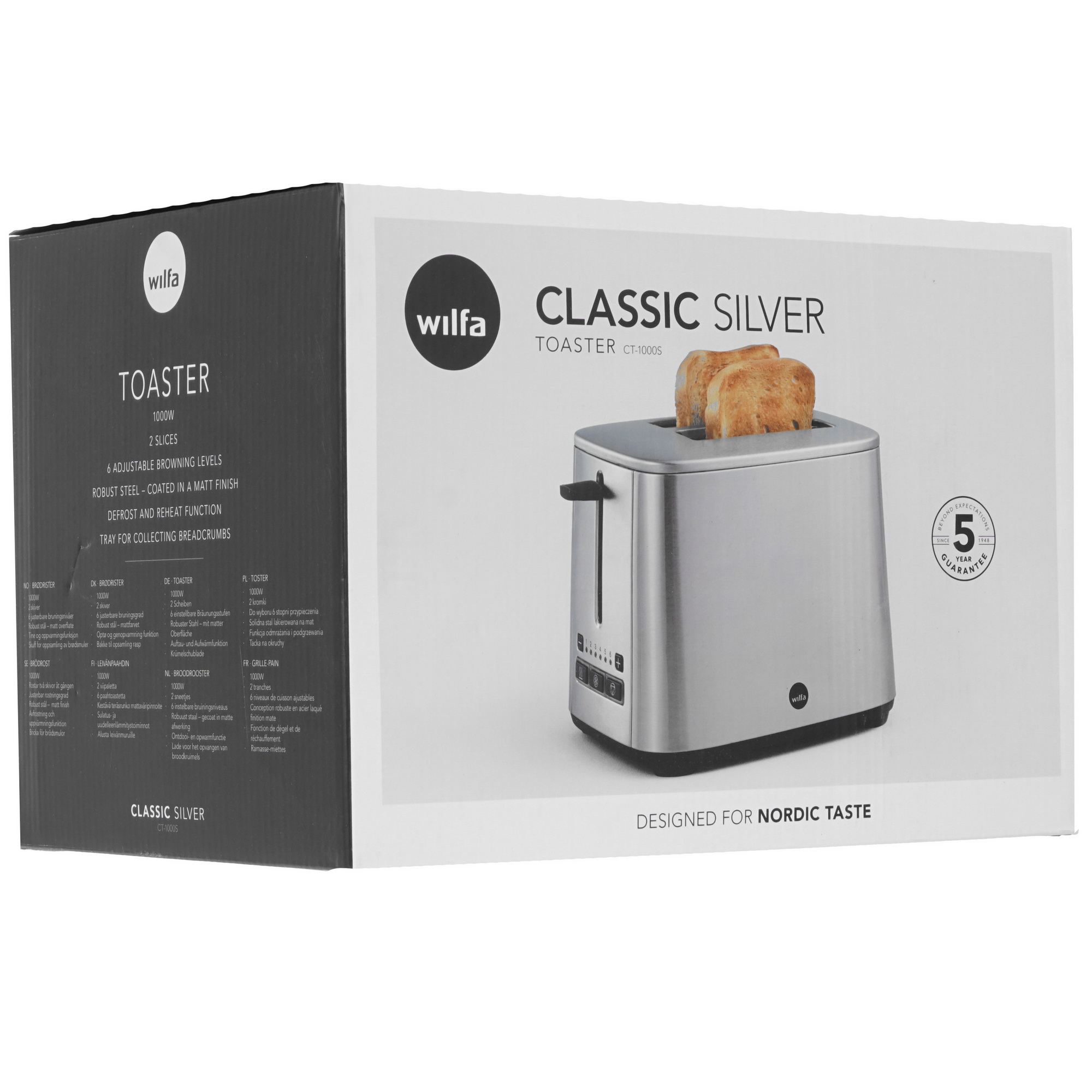 5327202 Тостер Wilfa CT-1000 S серебристый STDN-0079025 - Вид №7