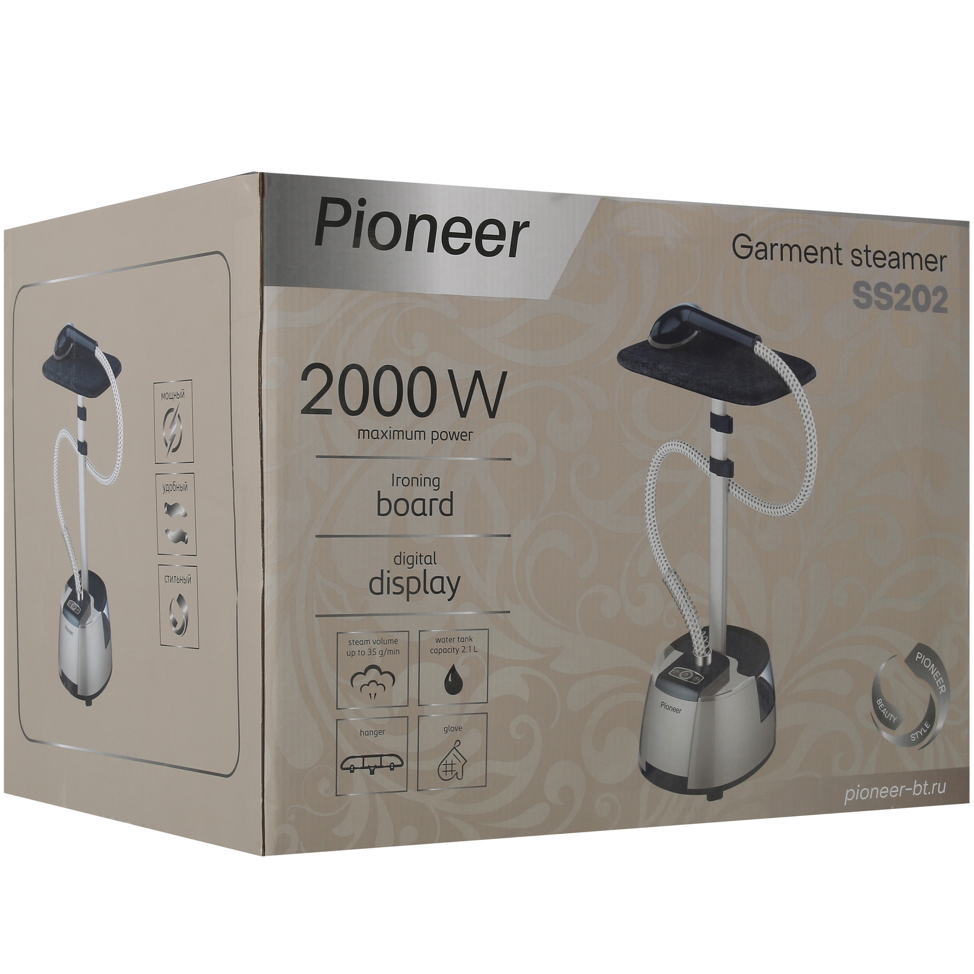 5353418 Отпариватель Pioneer SS202 синий STDN-0089340 - Вид №9