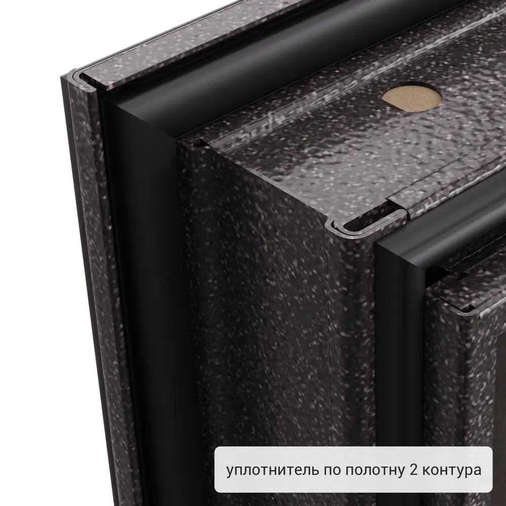 Дверь входная металлическая Грата 860 мм правая цвет скай мореный РР TOREX STLM-2109607 - Вид №12