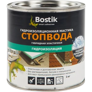 Мастика гидроизоляционная Bostik СтопВода 1 кг