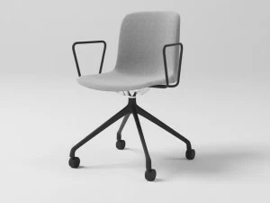 Grado Design Поворотное офисное кресло из ткани с 4 спицами и колесами Every Eve-ch-14/eve-ch-14u
