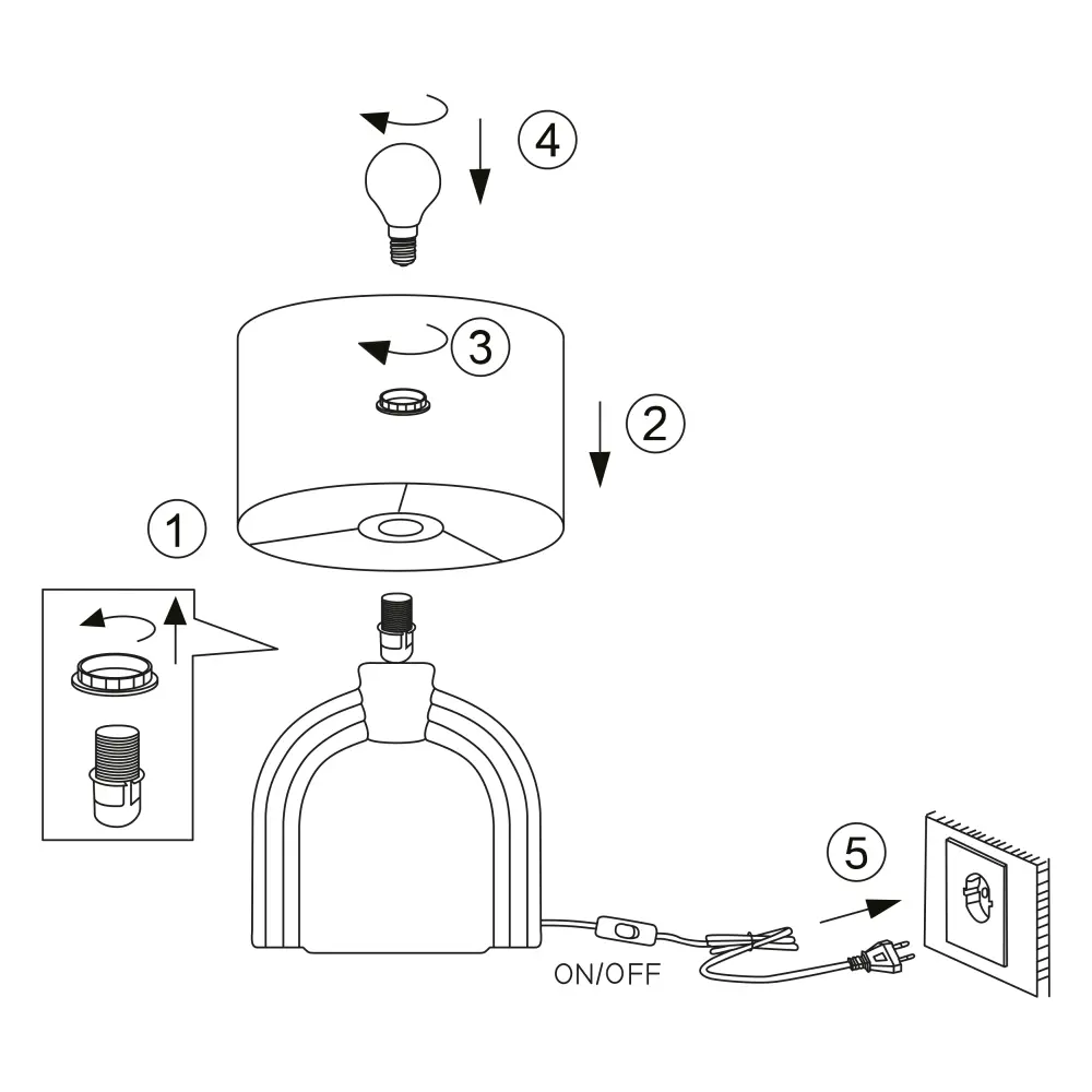 Настольная лампа Rivoli Bella 7068-501 цвет оранжевый STLM-2033308 - Вид №12