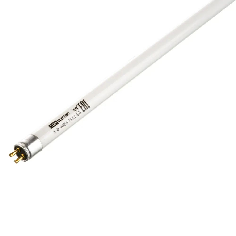 Лампа люминесцентная TDM T4 368 мм 12 Вт свет дневной TDM ELECTRIC STLM-2023626 - Вид №1
