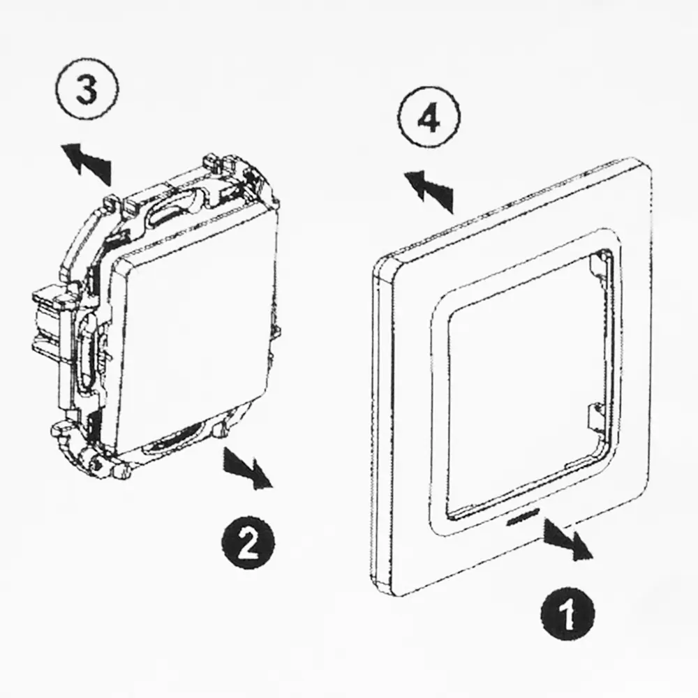 LEXMAN LILIAN - Декоративная рамка для розеток, 2 поста, цвет Титан 86761651 STLM-1516858 - Вид №4