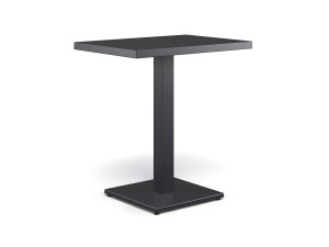 Стальной прямоугольный садовый стол