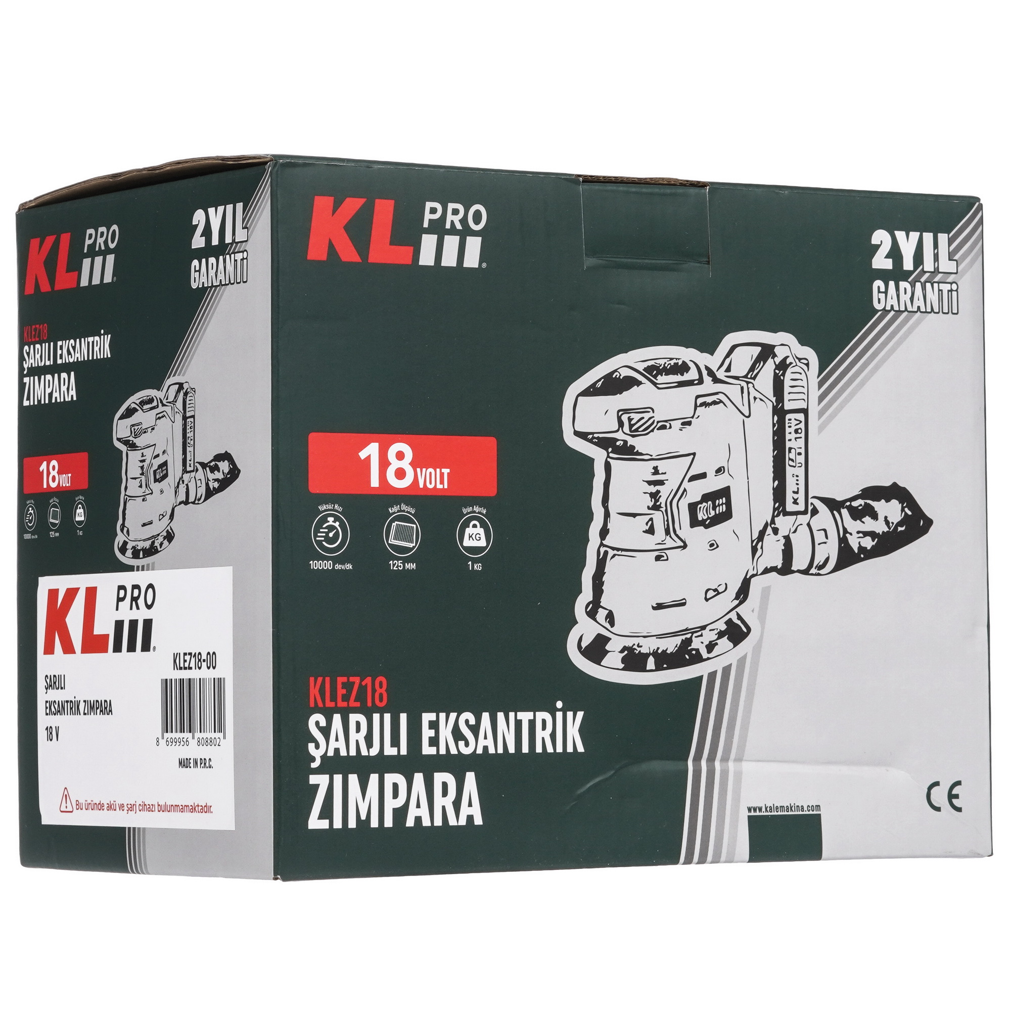 Эксцентриковая шлифмашинка KLPRO KLEZ18-50 9176537 STDN-0091045 - Вид №9