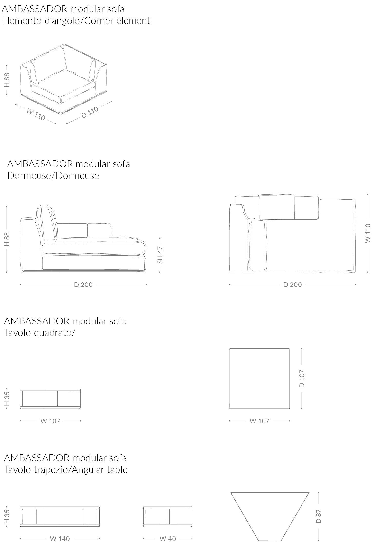Ткань диван BRUNO ZAMPA Ambassador ARCH-00061395 - Вид №9