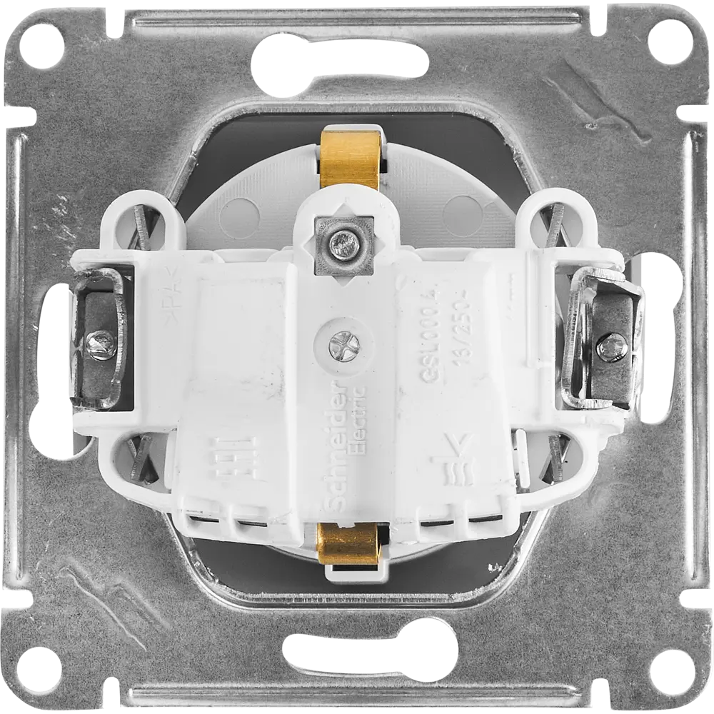 Schneider Electric Glossa — встраиваемая розетка с заземлением 86710177 STLM-0070794 - Вид №3