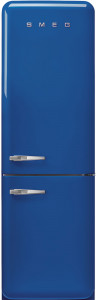 FAB32RBE5 Холодильник / отдельностоящий двухдверный холодильник, стиль 50-х годов, 60 см, синий , no-frost, петли справа SMEG