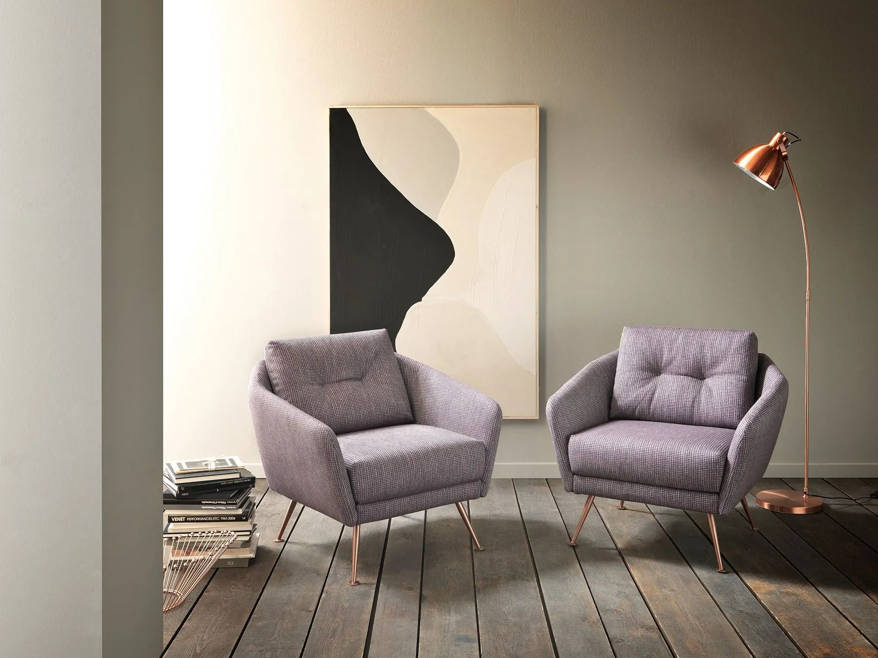 Тканевое кресло с подлокотниками VALENTINI ARCH-00134925 - Вид №1