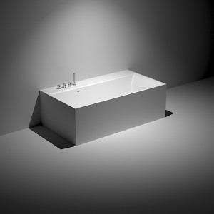SIGN NEUTRA BATHTUBS SYSTEM IN ASTONE® / WALL POSITIONING Модульная система настенного позиционирования ванн (3 боковые стенки