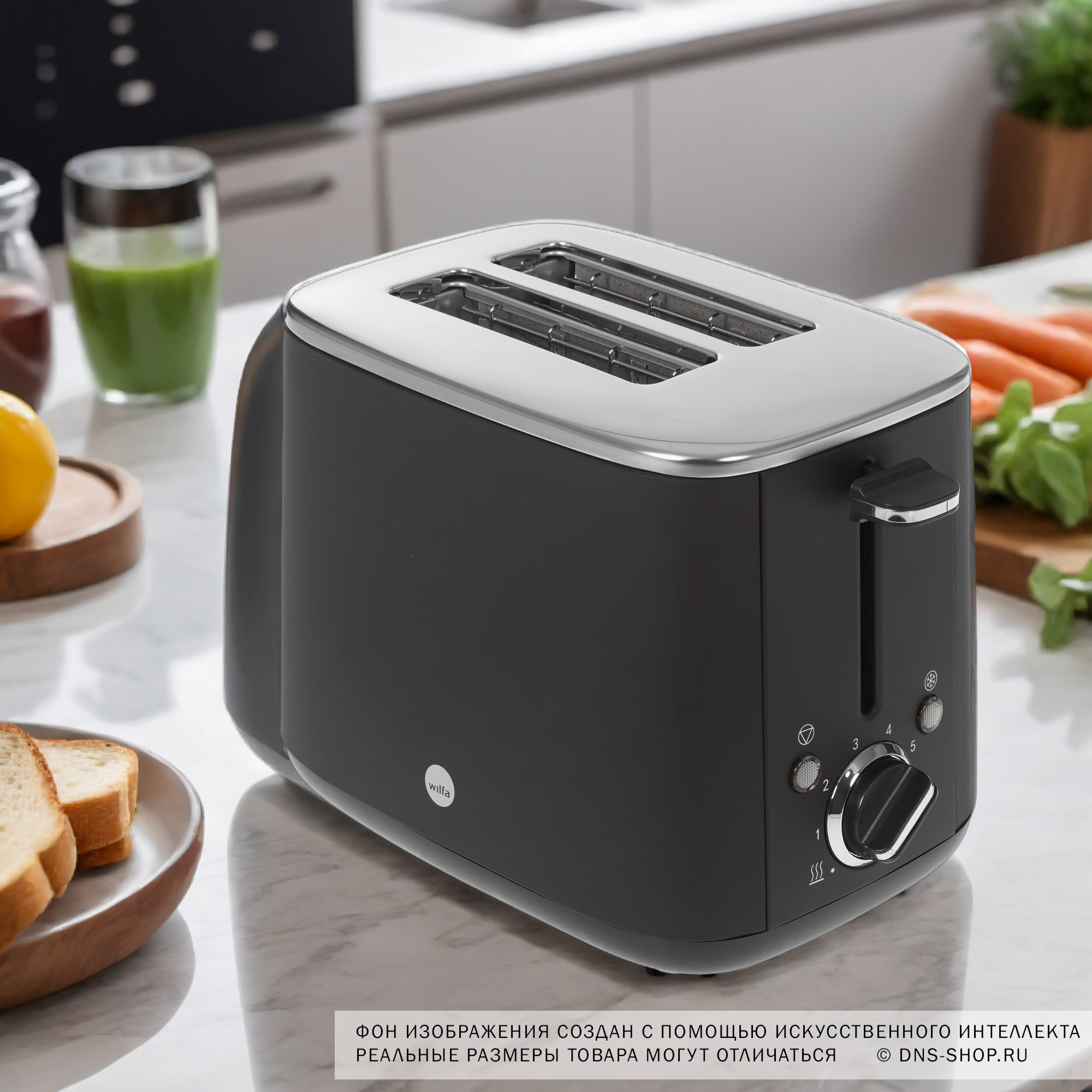 9042405 Тостер Wilfa TO2B-1000 черный STDN-0104868 - Вид №8