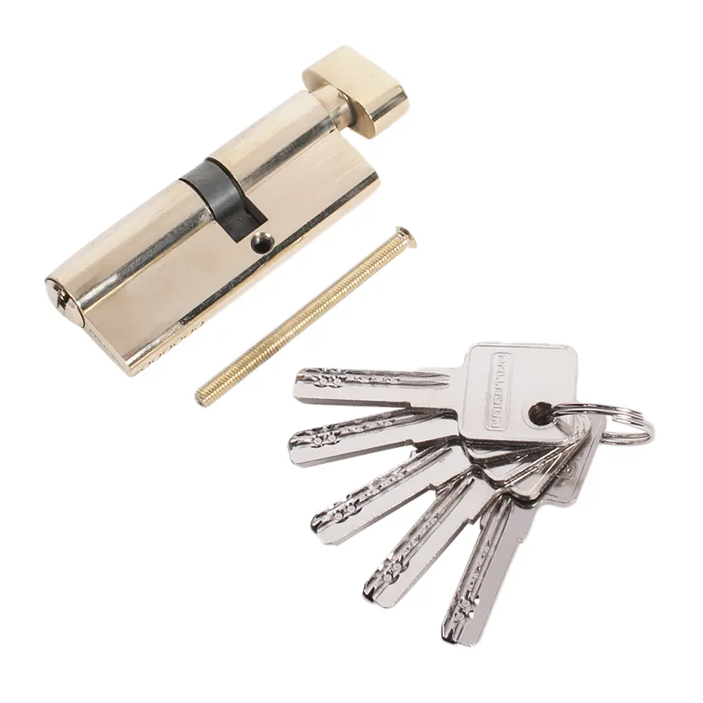 Цилиндр ключ/вертушка 35x45 золото 80 C BK PB PALLADIUM STLM-2161519 - Вид №2