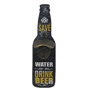 Пивная открывашка Save water drink beer 70x240 мм