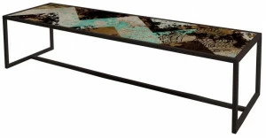 MOMENTI Прямоугольный журнальный столик из крашеного металла Crazy home furniture - square collection