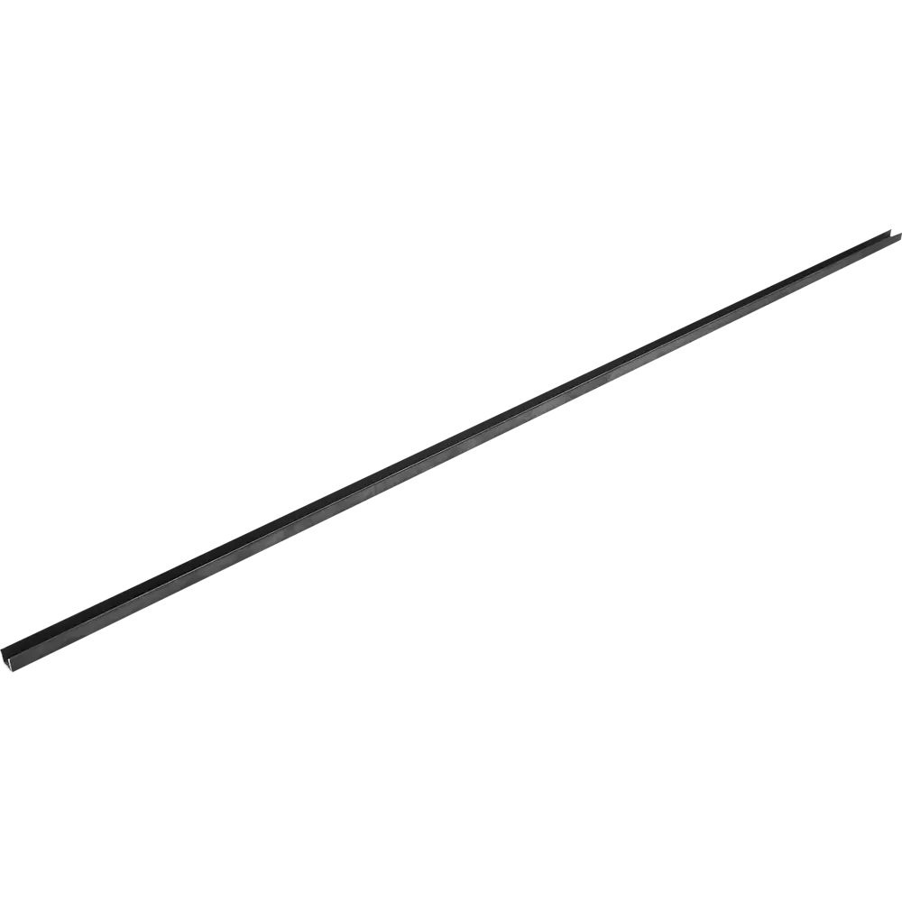 Планка торцевая П-образная 60x0.9 см для стеновой панели 6 мм цвет черный Santreyd STLM-2180048 - Вид №1