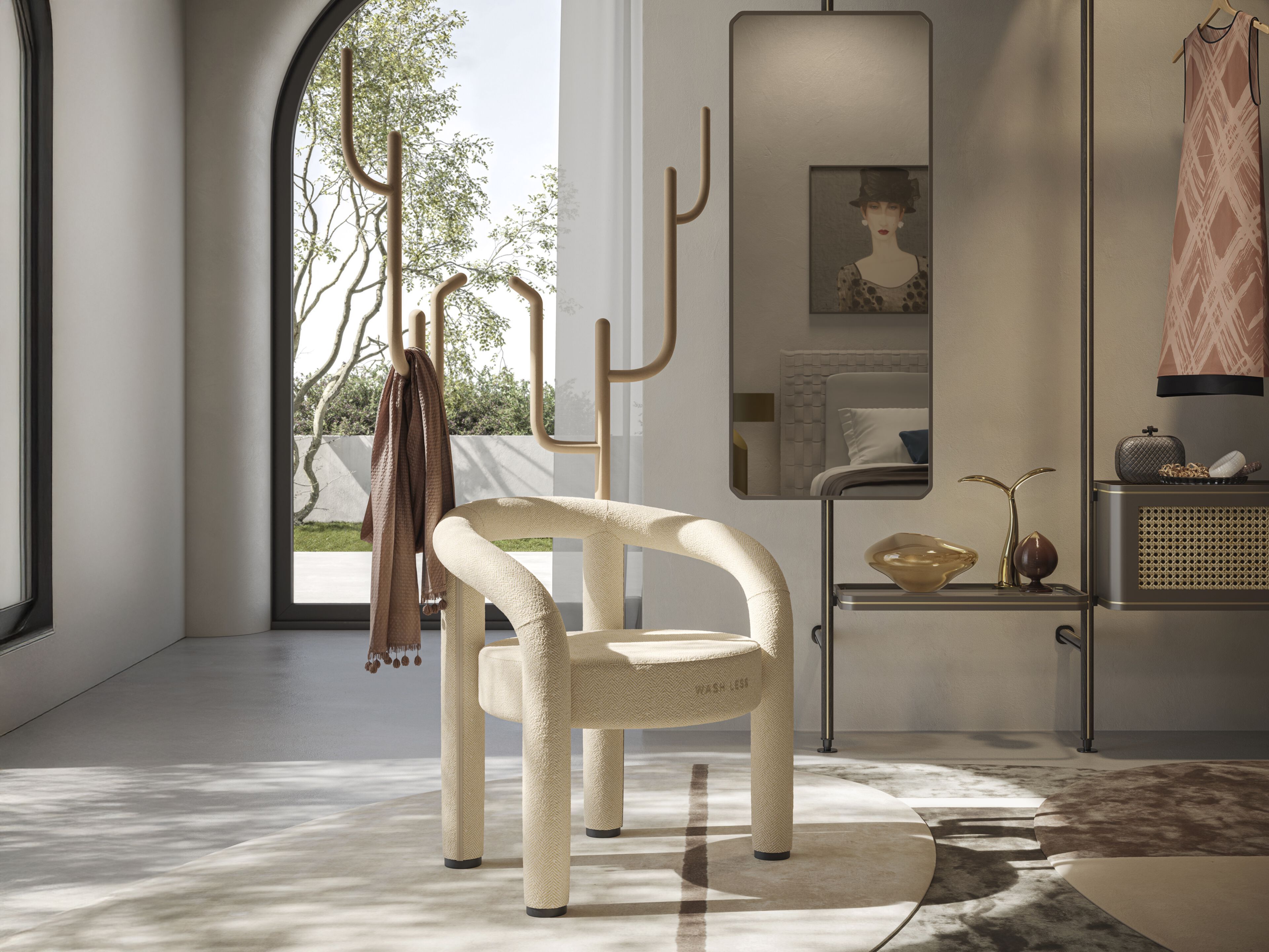 Кресло Ecoplen® с вешалкой Natuzzi Italia THE WASH LESS PROJECT ARCH-00041550 - Вид №2