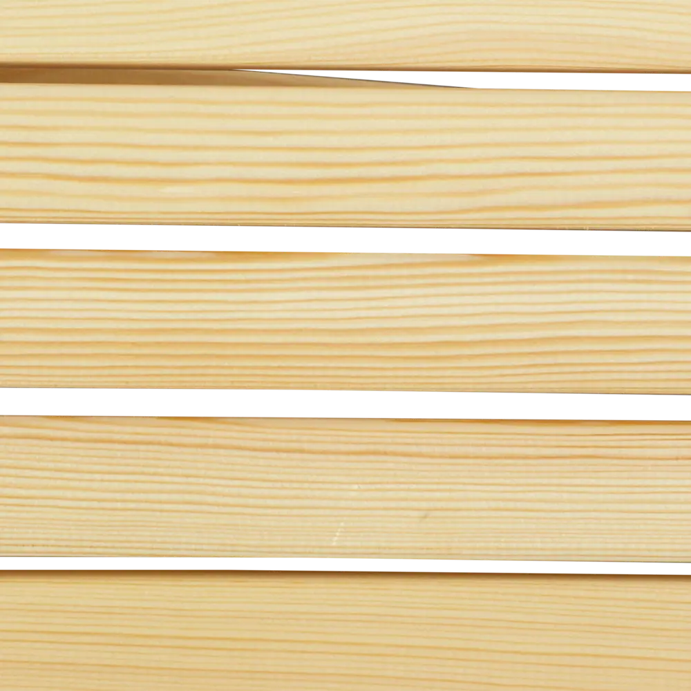 Скамейка садовая со спинкой 150x44x84 см дерево светло-коричневая Santreyd STLM-2082325 - Вид №2