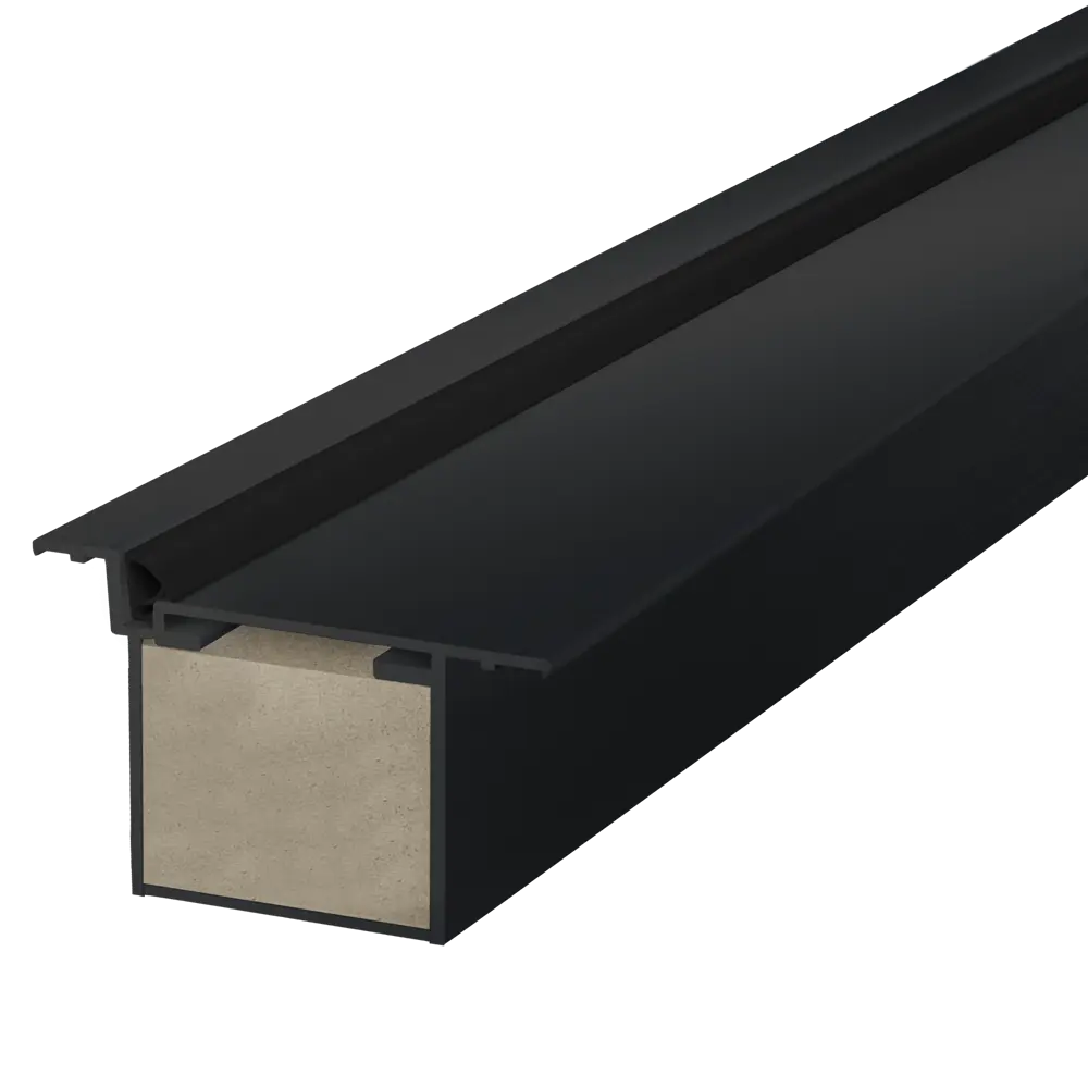 Дверная коробка Invisible 2300x59x45 мм цвет черный левая 89433738 STLM-2139391 VELLDORIS 