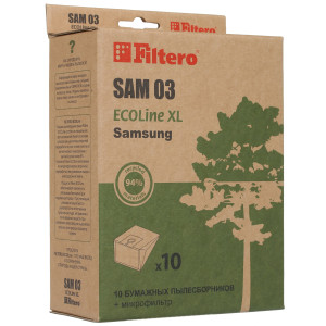 1362641 Комплект пылесборник и фильтр Filtero SAM 03 ECOLine XL