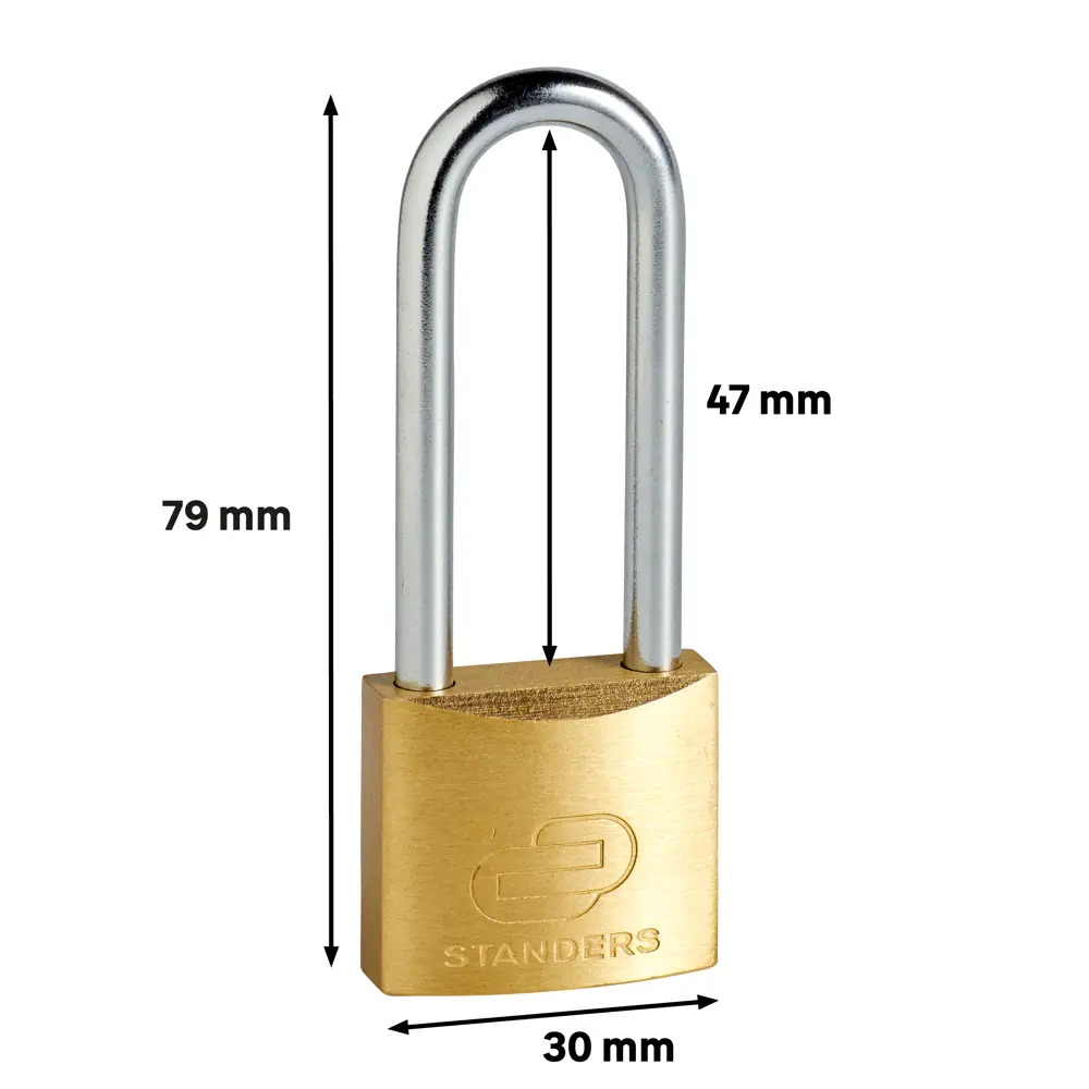 Замок навесной STANDERS с автоматической блокировкой для подсобных помещений 82247290 STLM-0023052 - Вид №5