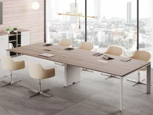 CUF Milano Прямоугольный стол для совещаний с системой управления кабелями Bramante