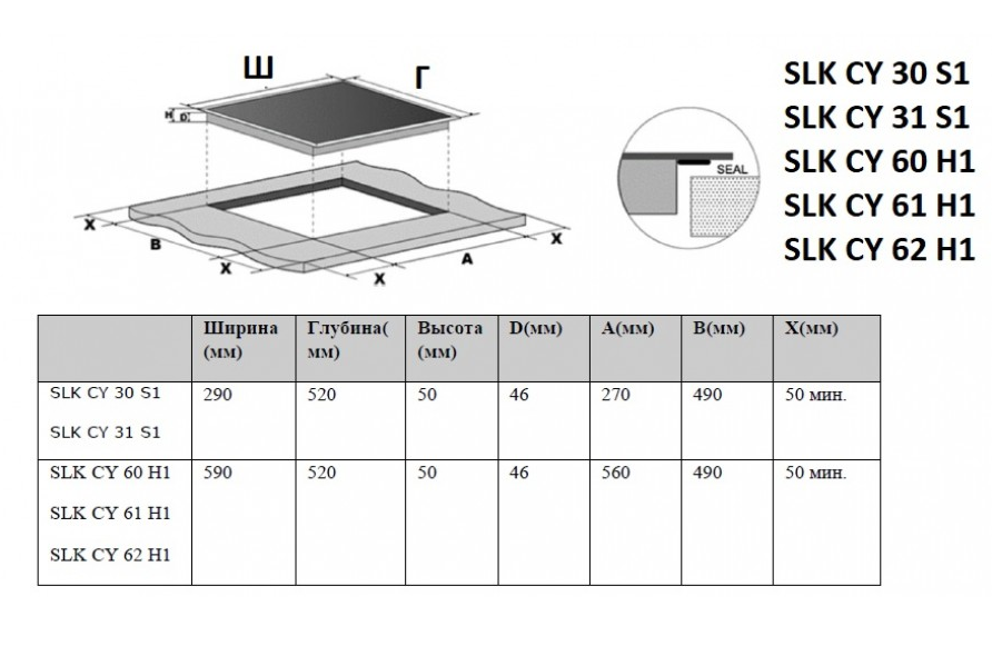 5356592 Электрическая варочная поверхность Schaub Lorenz SLK СY62H1 STDN-0072838 - Вид №7