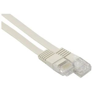 Патч-корд плоский Ripo UTP4 Cat 6 RJ45-RJ45 1.5 м цвет белый