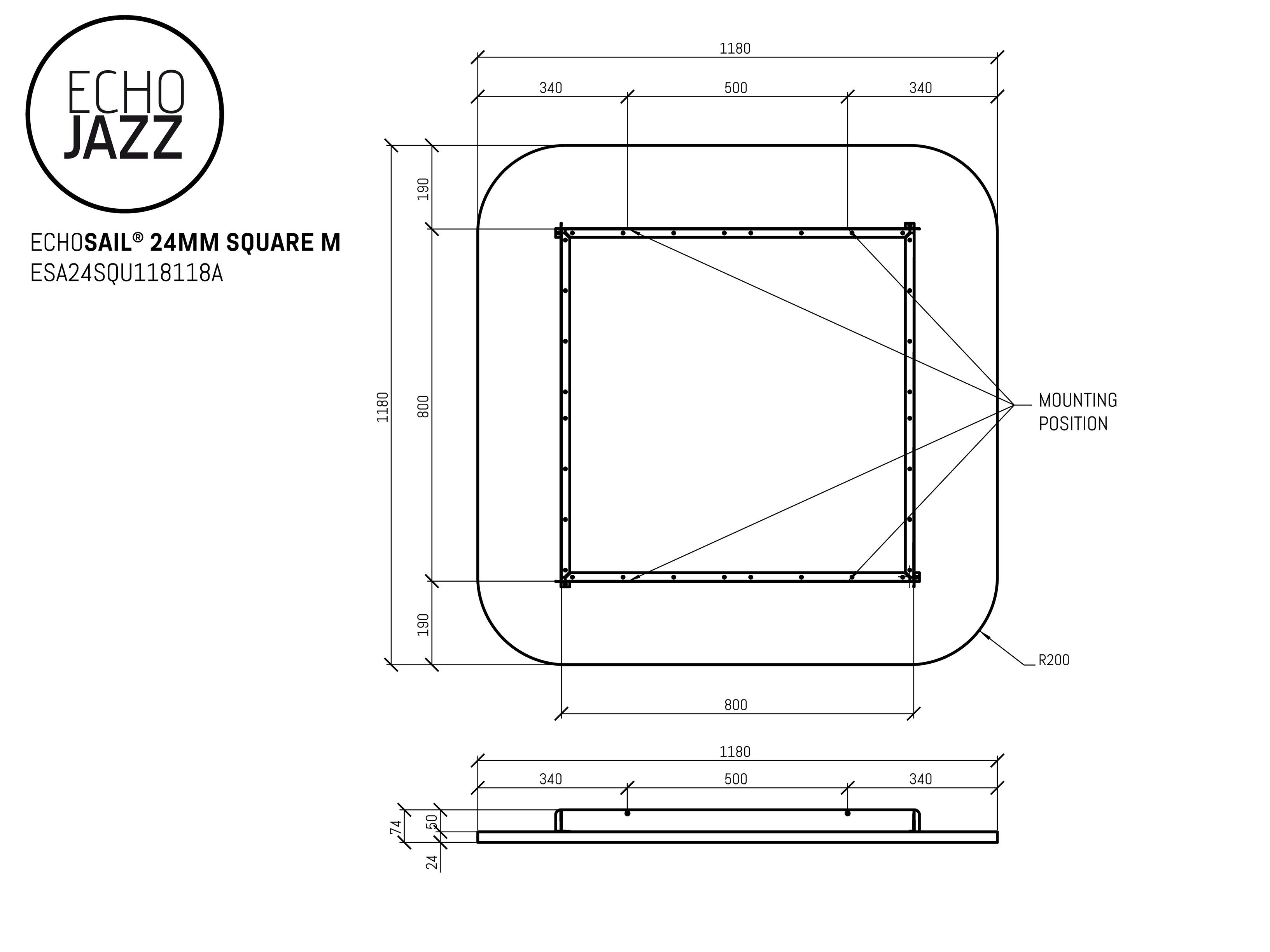 Акустическая подвесная панель из ПЭТ ECHOJAZZ ECHOSAIL® ARCH-00062331 - Вид №21